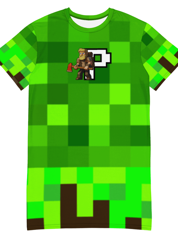 Patient PixelZ P Logo T-Shirt Dress (PixelZ My Craft) product image (5)