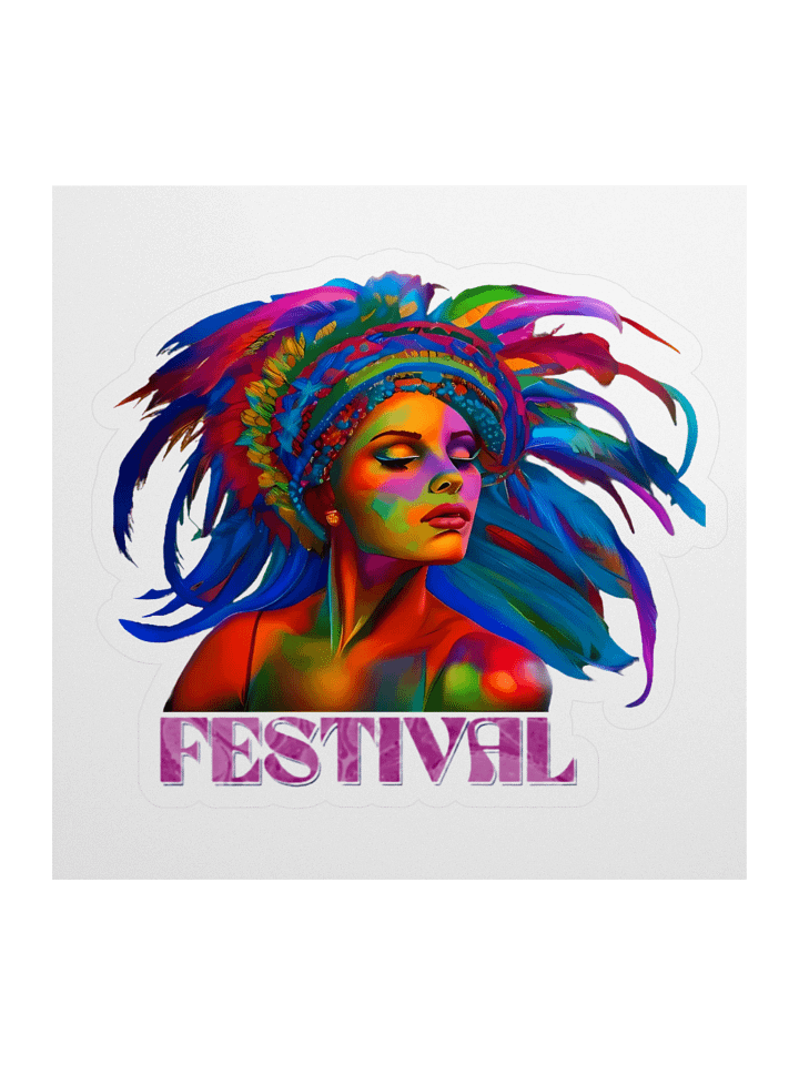 Festival Spirit Kiss Cut Stickers product image (1)