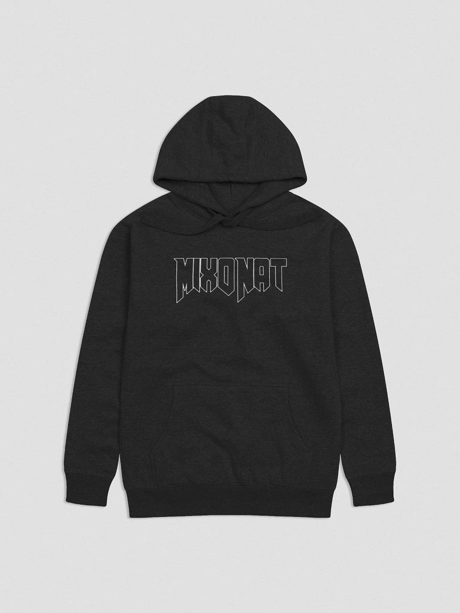 MixoNat White Outline Unisex Pull Over Hoodie product image (2)