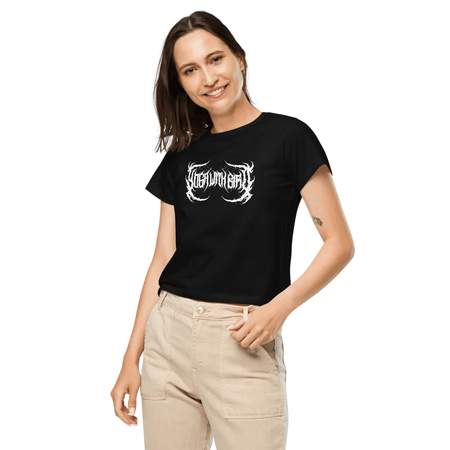 Yoga With Bird High Waisted Tee product image (8)