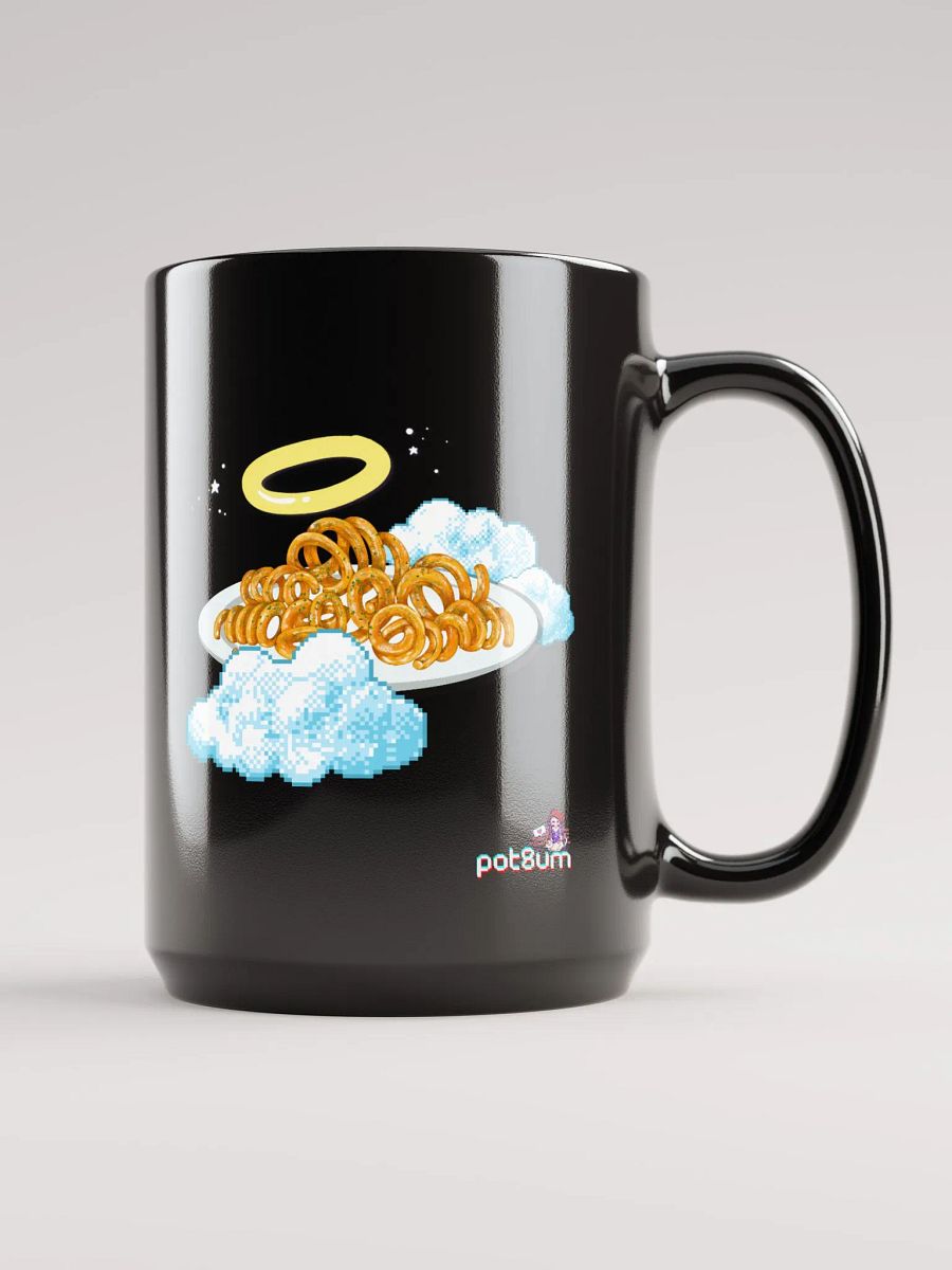 CURLY FRY CLUB black glossy mug product image (5)