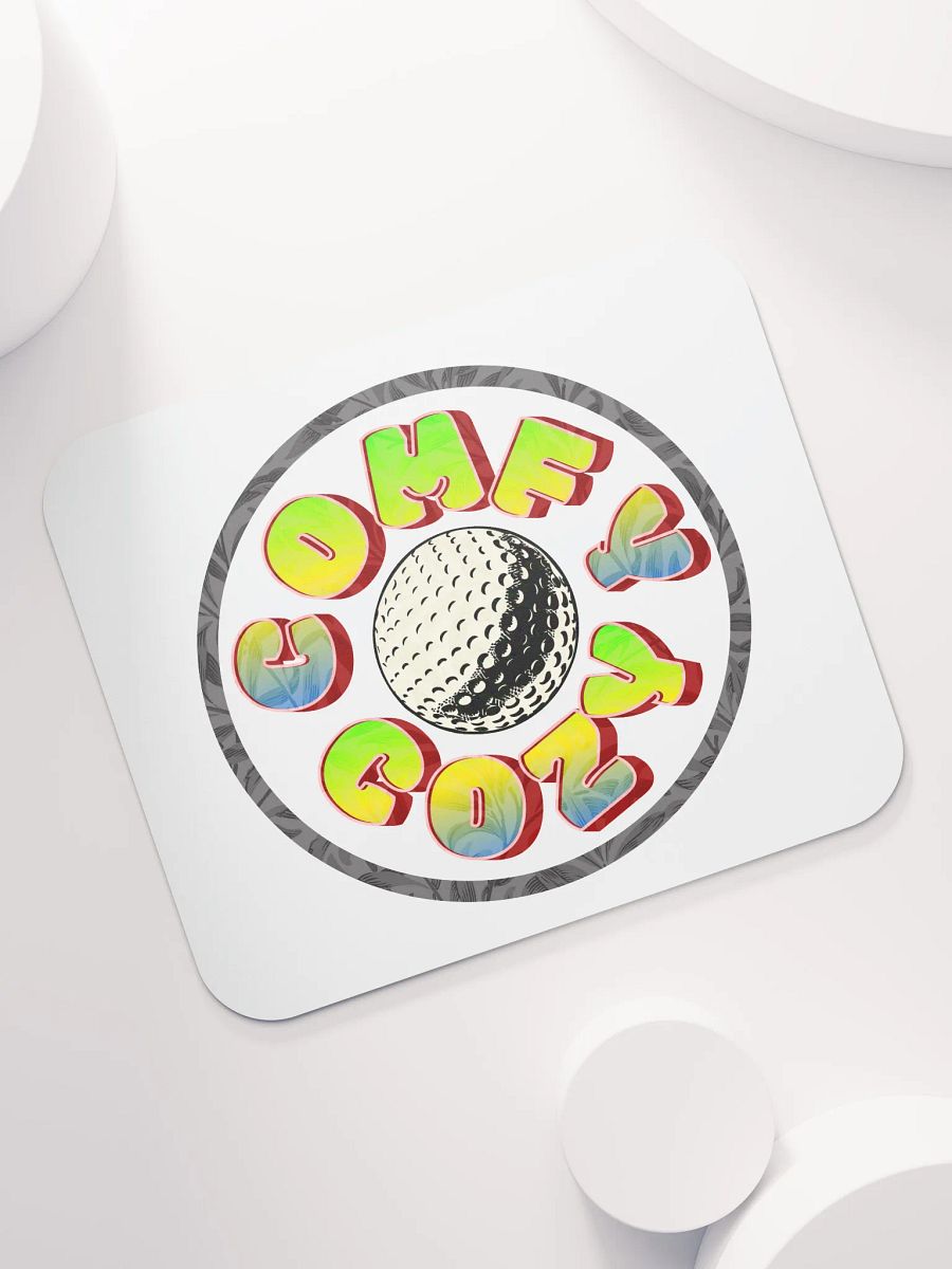 Comfy Cozy Golf Ball Mouse Pad product image (5)