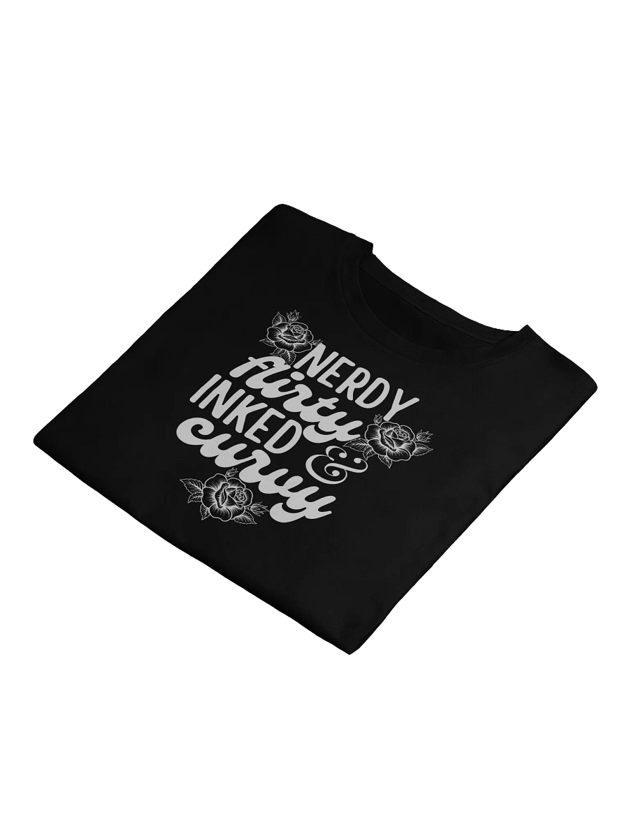 Nerdy, Flirty, Inked, and Curvy Women's Crop Top product image (4)