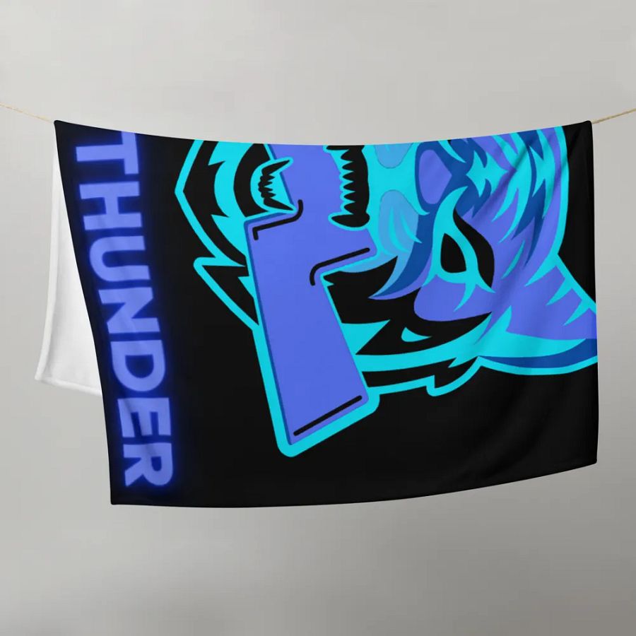 Blue Thunder Throw Blanket product image (9)