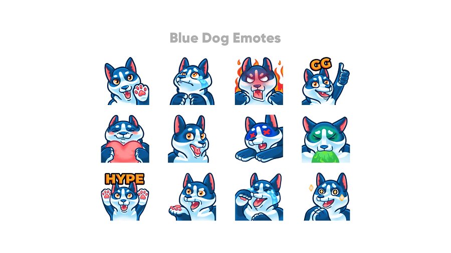 Dog Emotes 12-Pack product image (3)