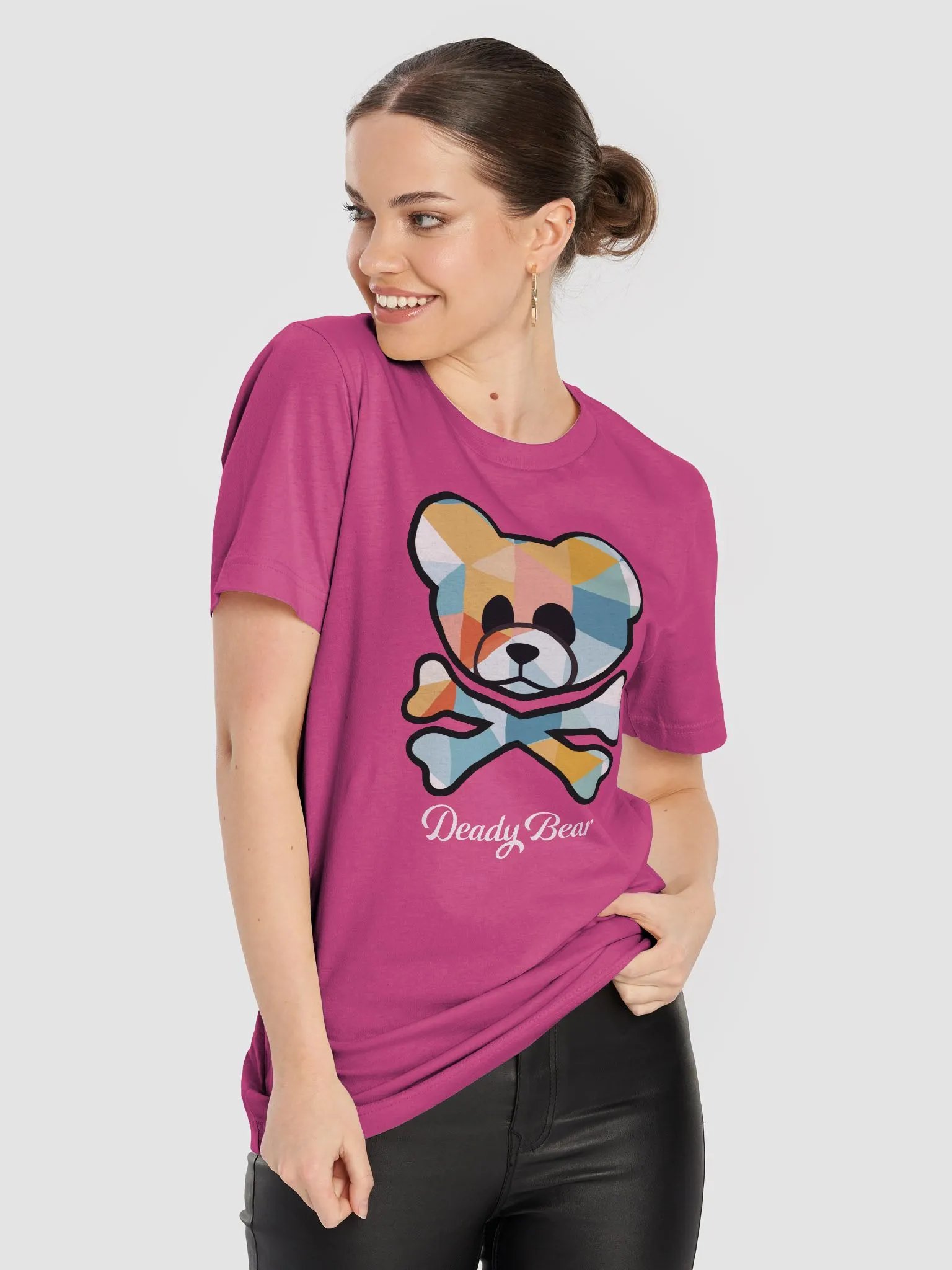 Deady Bear Geometric Graphic Tee product image (6)