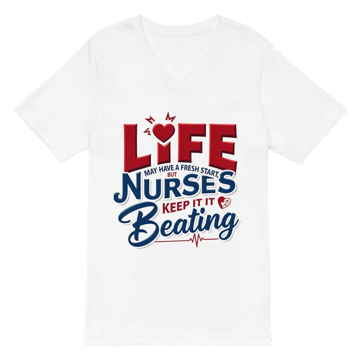 Heartfelt Nurse V-Neck Tee product image (2)