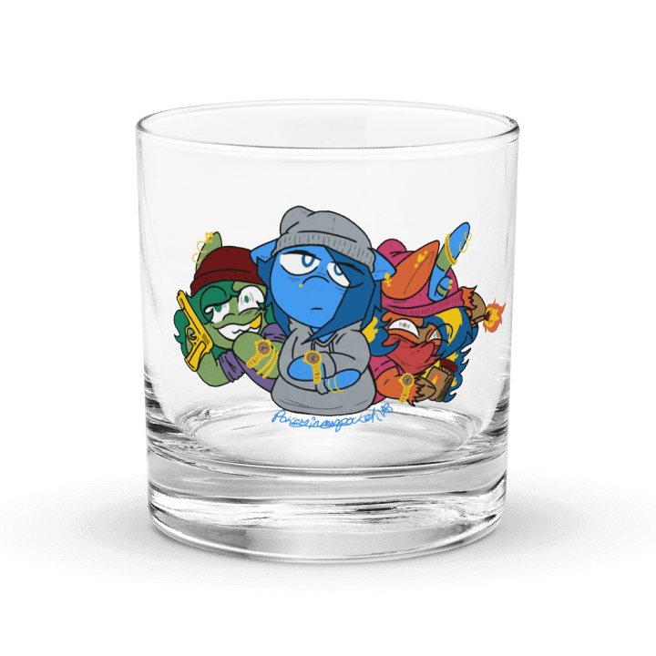 2025 gangster ponies trio rocks glass product image (1)