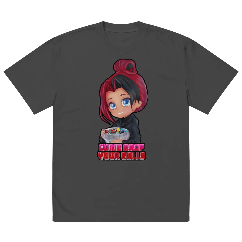 Drop Your Balls Tee (Pink & Red) product image (2)