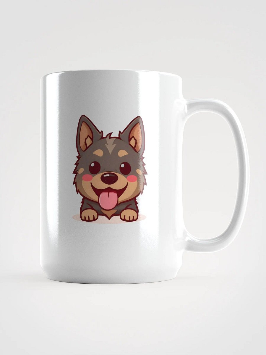 Adorable Lancashire Heeler Cartoon White Glossy Mug product image (1)