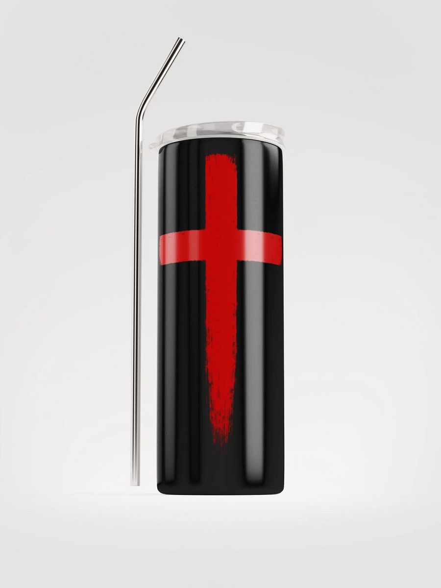 Blood of Christ Eco-Friendly Stainless Steel Cross Tumbler product image (1)