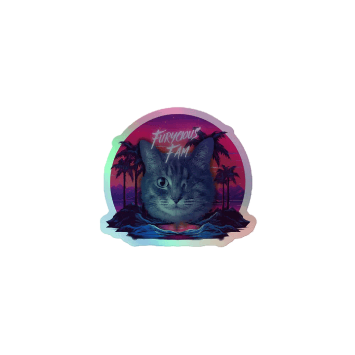 Furycious Sunset Holographic Sticker product image (1)