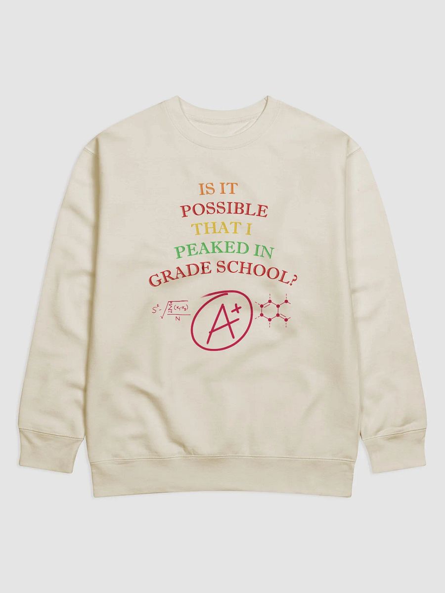 Is It Possible That I Peaked In Grade School? Sweatshirt product image (6)