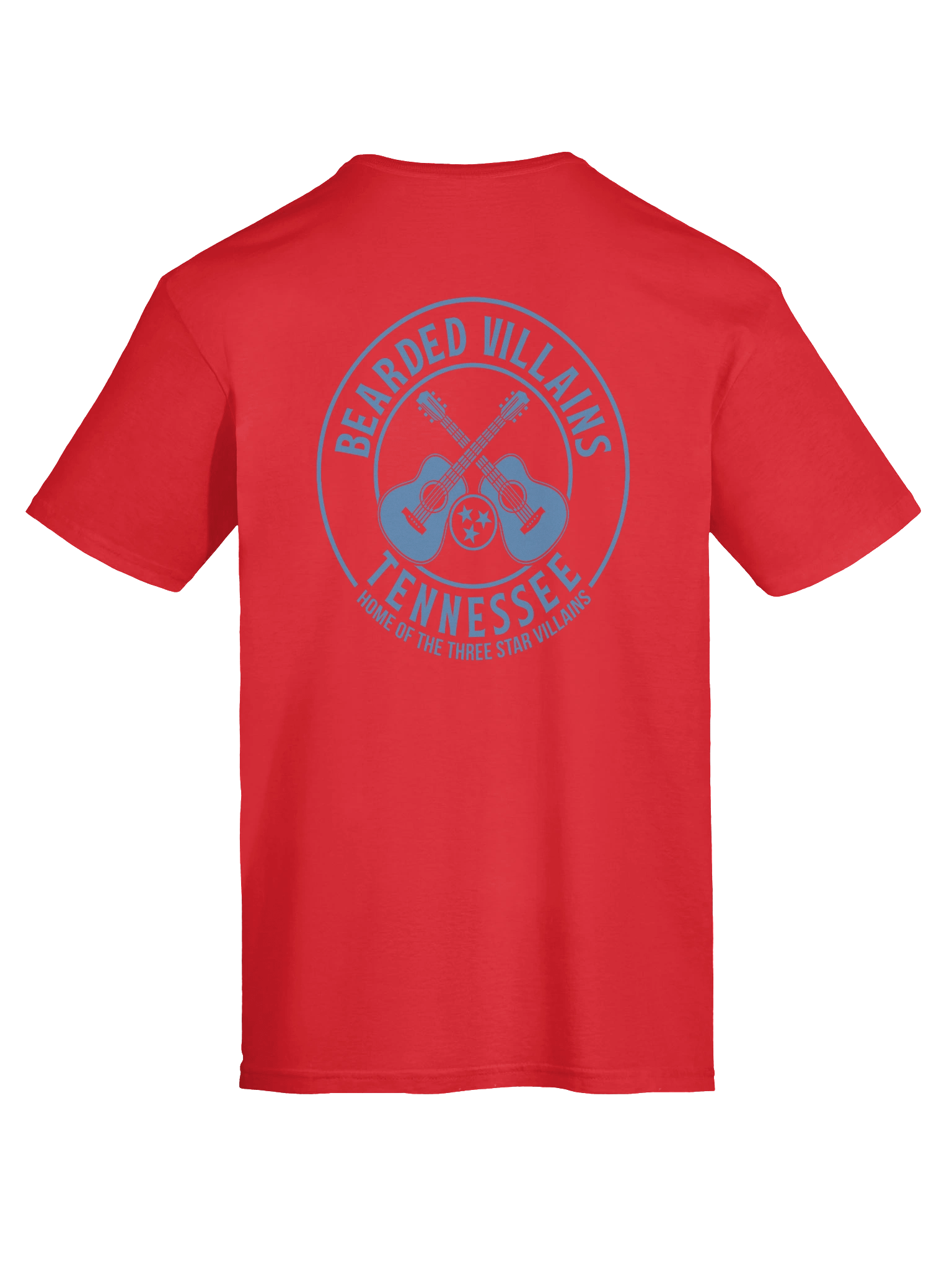 TSV Bearded Villains Tennessee Titans Red T-Shirt | Titans Logo Design | Brotherhood & Southern Pride Tee product image (11)