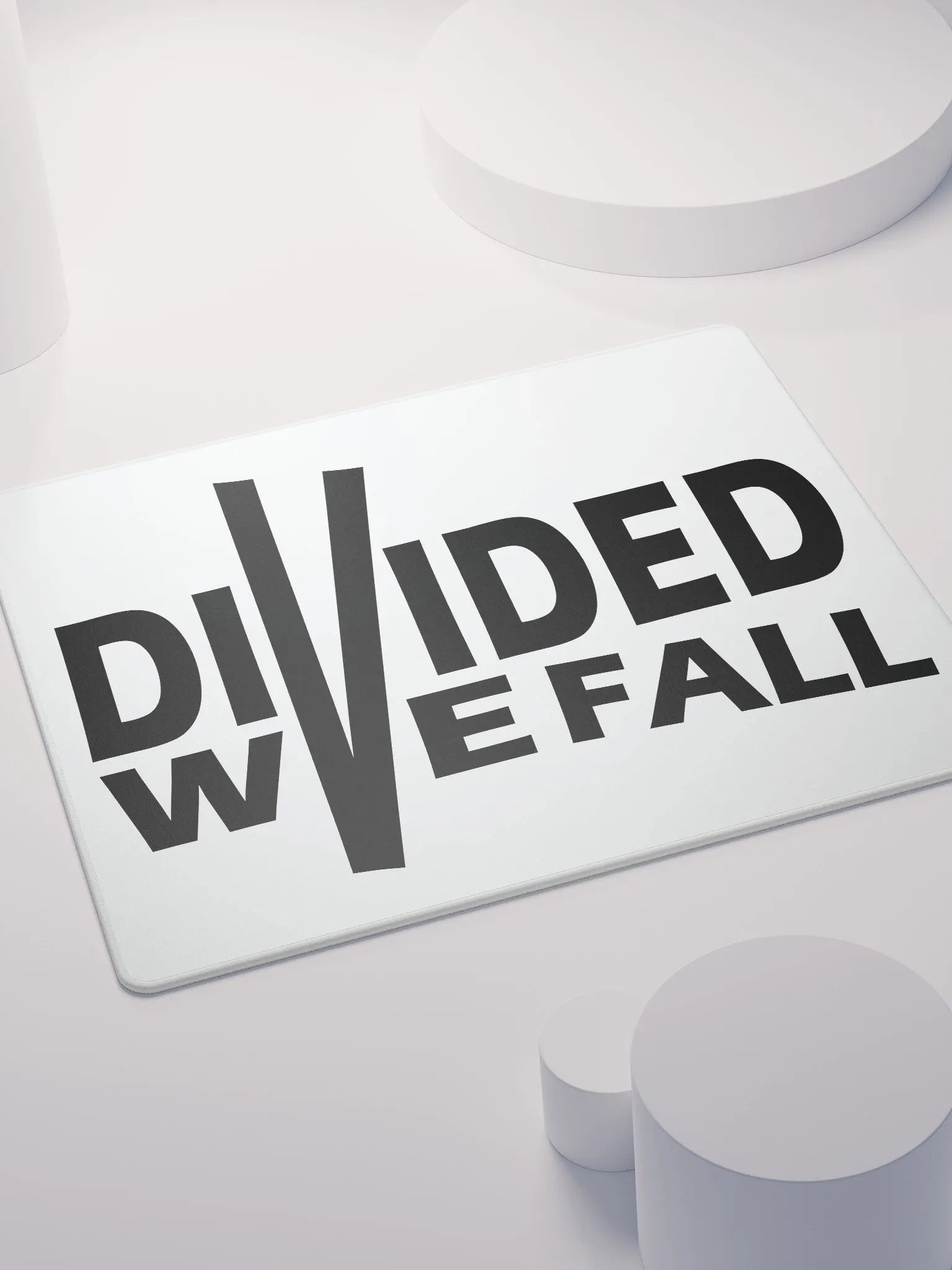 Divided We Fall - Black - Gaming Mouse Pad product image (4)