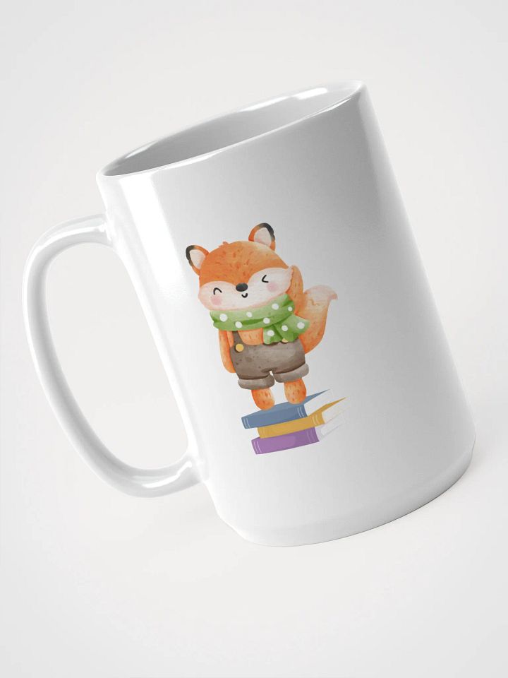 Studious Peach | White Glossy Mug product image (1)