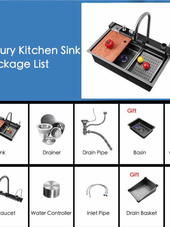 Kitchen smart sink Doj500 product image (10)
