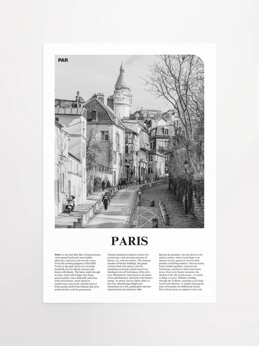 Paris 05 Newspaper Poster product image (5)