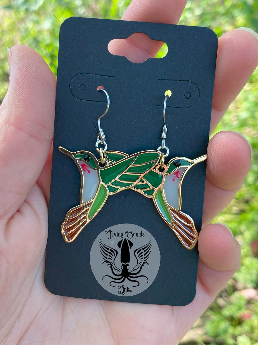 Earring- Hummingbird product image (1)
