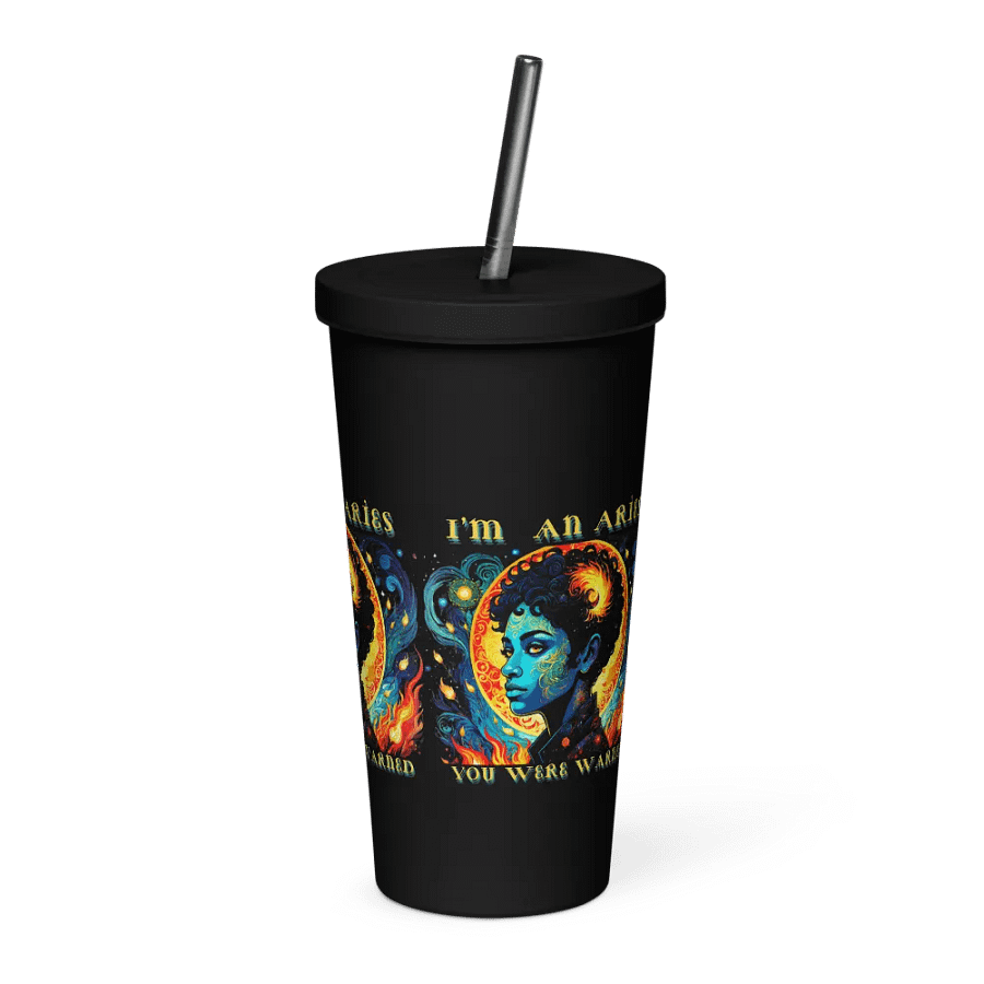 Aries 2025, You Were Warned, Insulated Tumbler product image (3)