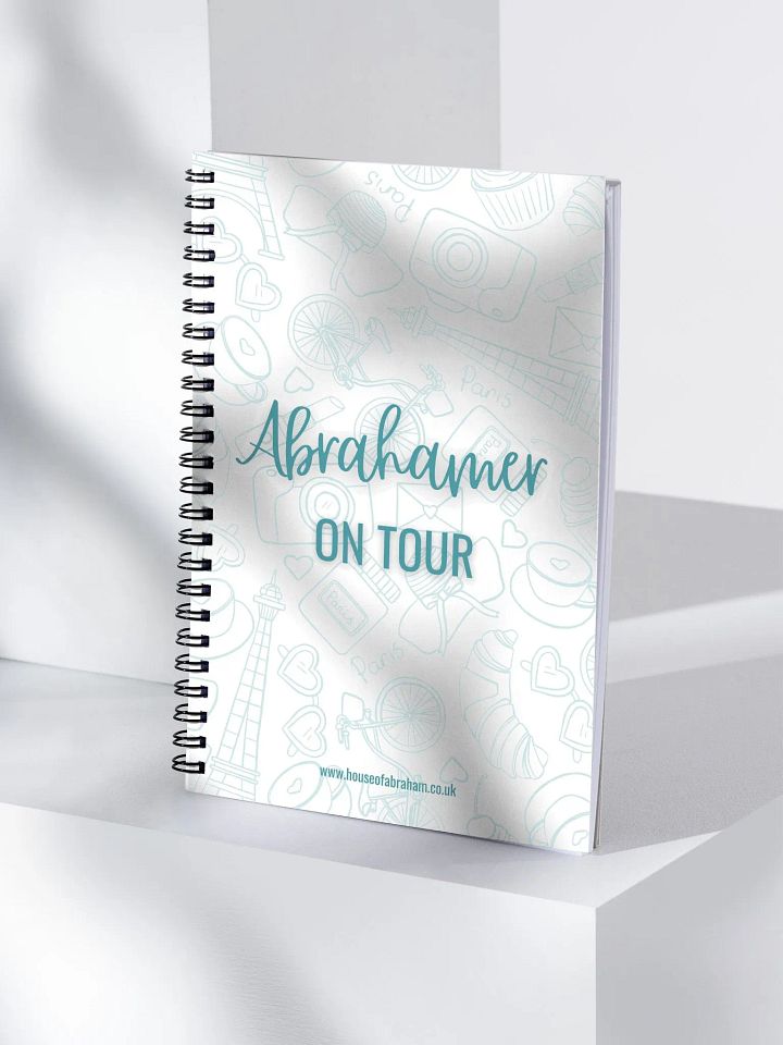 Abrahamer On Tour - White Notebook product image (1)