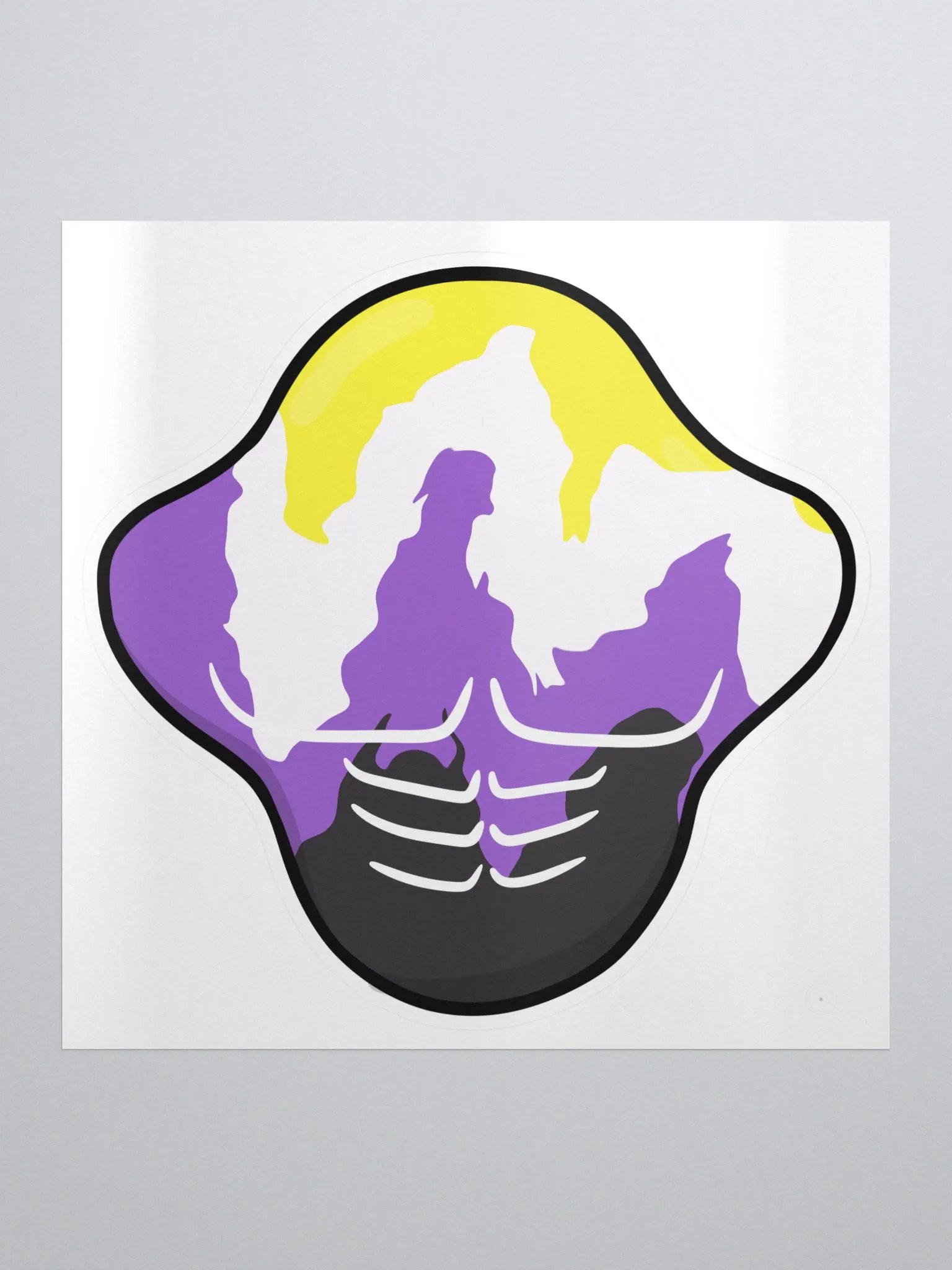 Non-Binary Buff Tato Sticker product image (1)