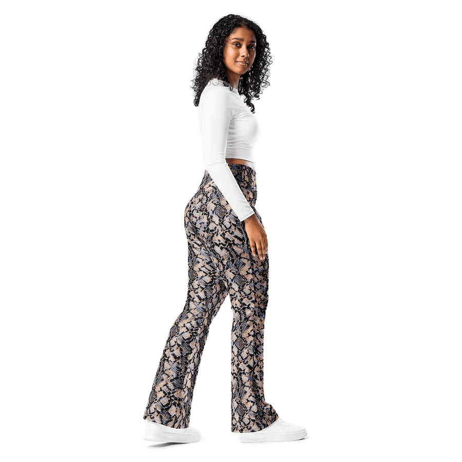 Best Snake Skin Flare Leggings product image (7)
