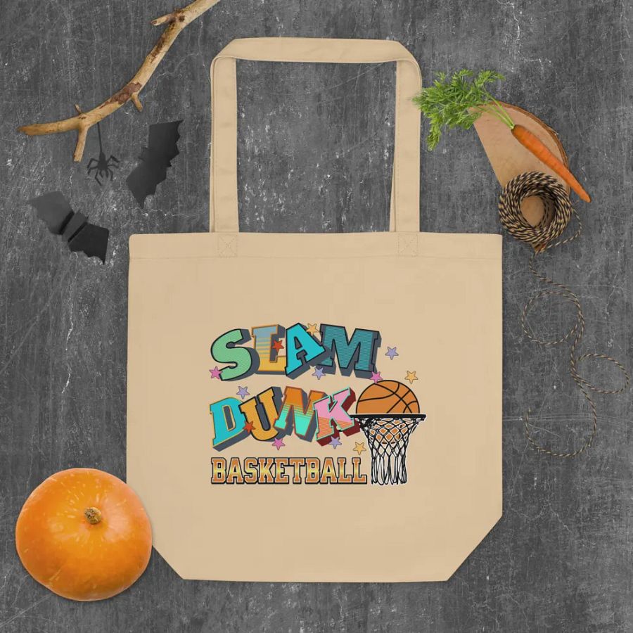 Basketball Slam Dunk Eco-friendly Tote product image (4)