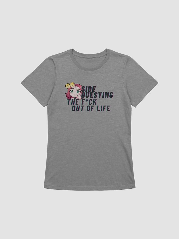 Pop Warrior Side Quest (Black Text) Women's Fit Shirt product image (1)
