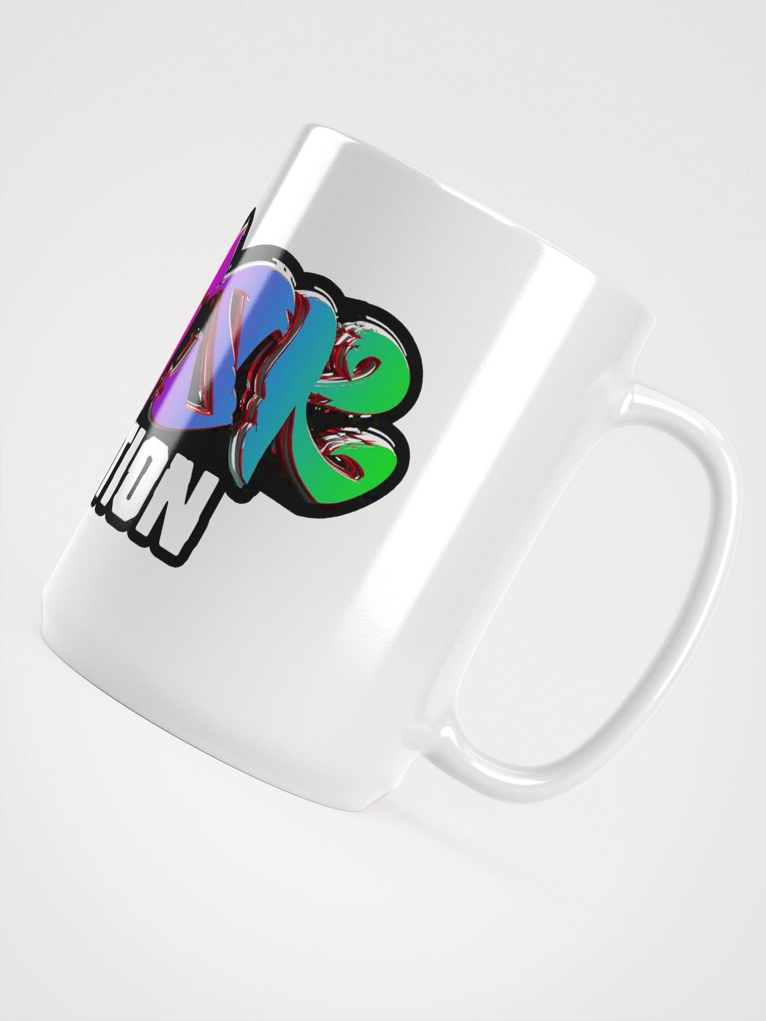 The Brisk Selection Rainbow Mug White product image (4)