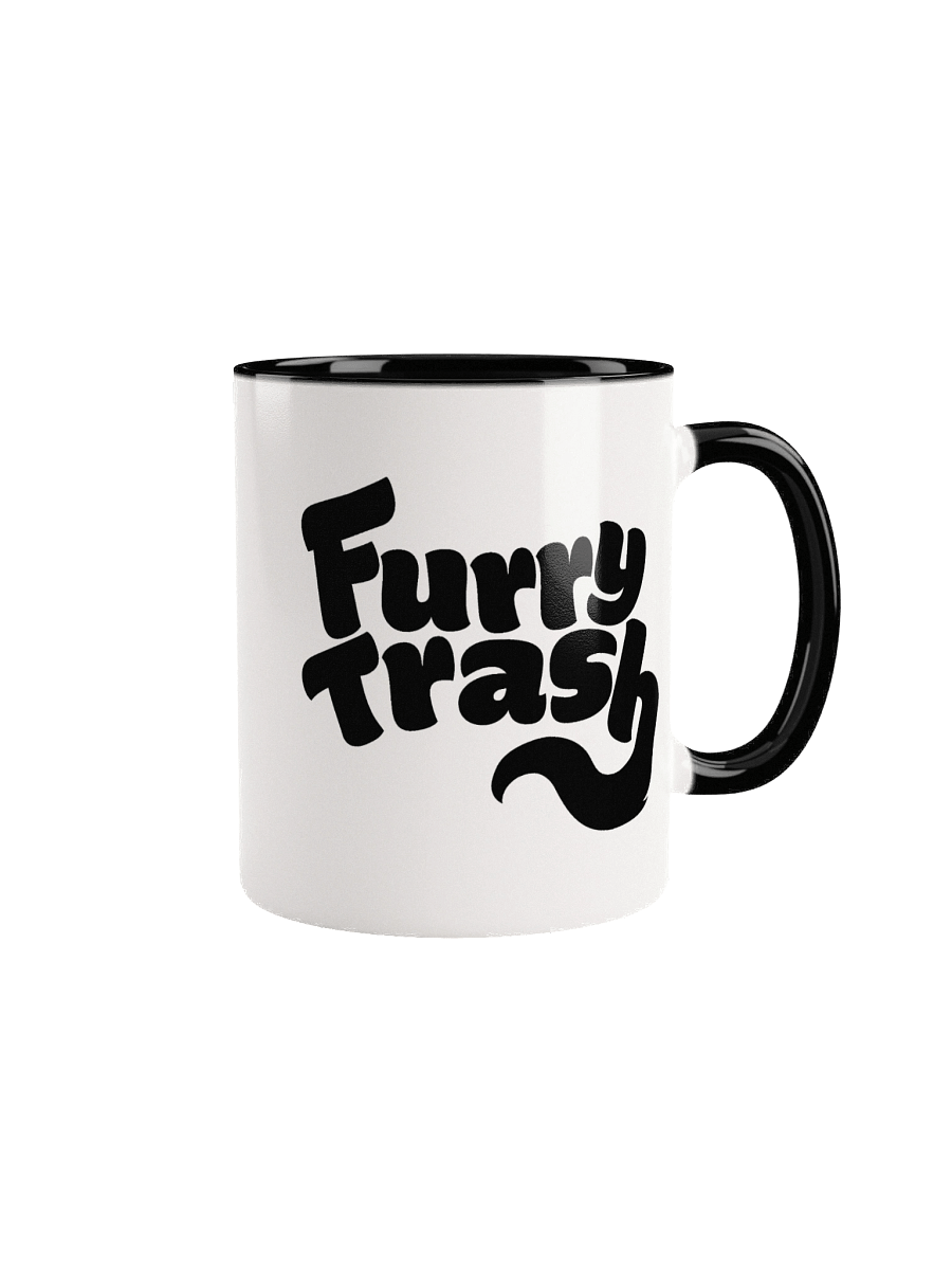 Furry Trash Mug - Bubble Logo (Black) product image (61)