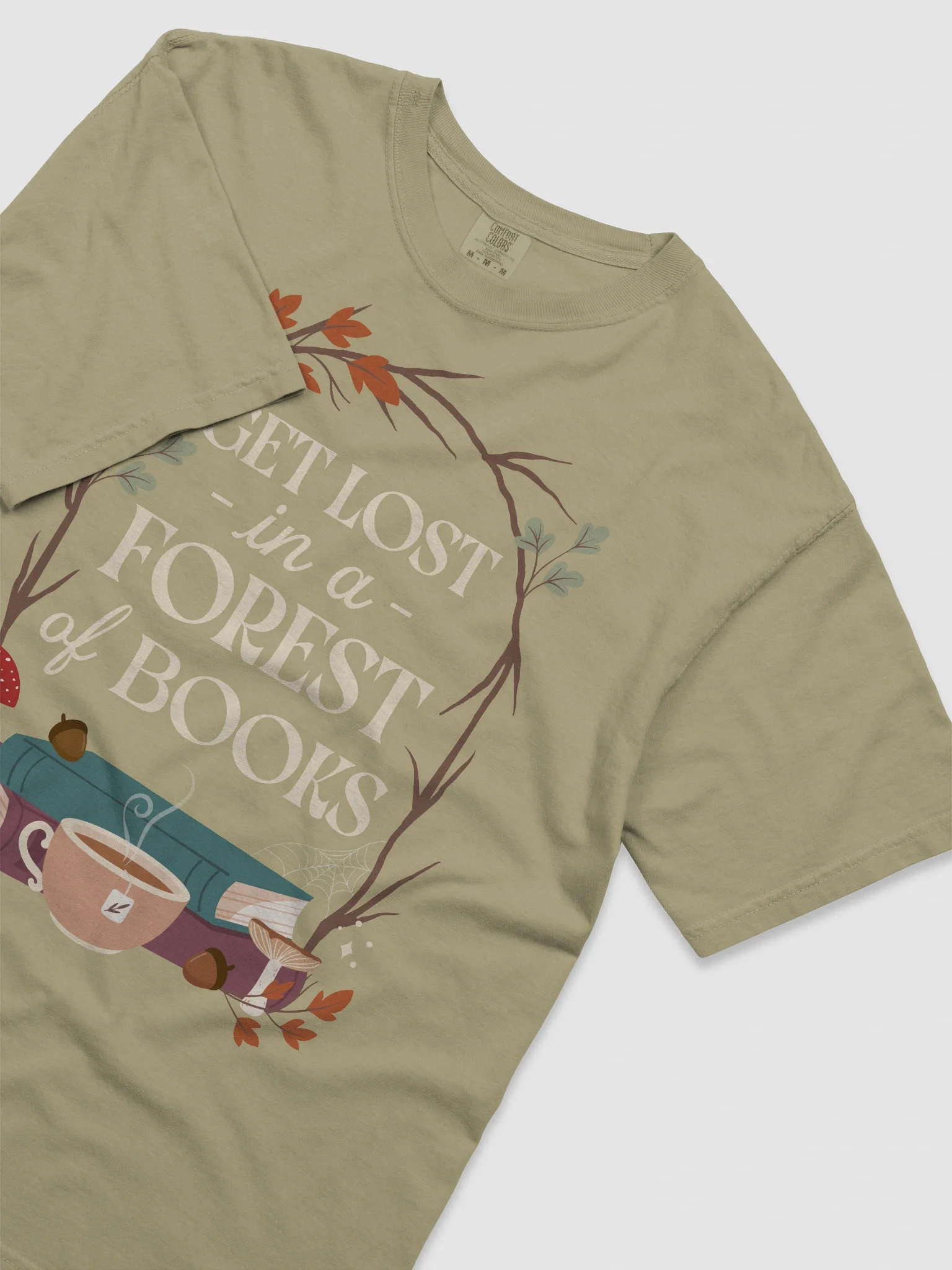 Get Lost in a Forest of Books Heavyweight T-shirt product image (3)
