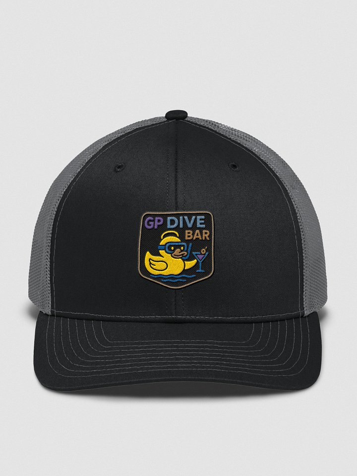 GP Dive Bar Trucker Hat – “Depth: Questionable, Vibes: Premium” product image (1)