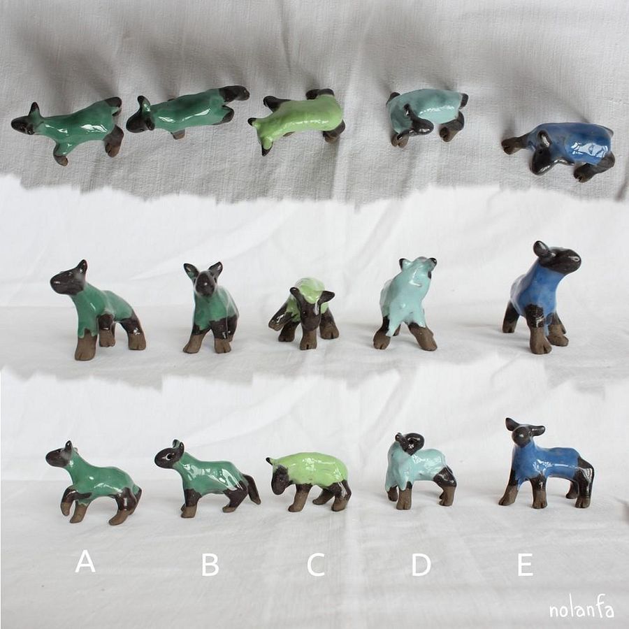 Mini sheep - Colored product image (1)