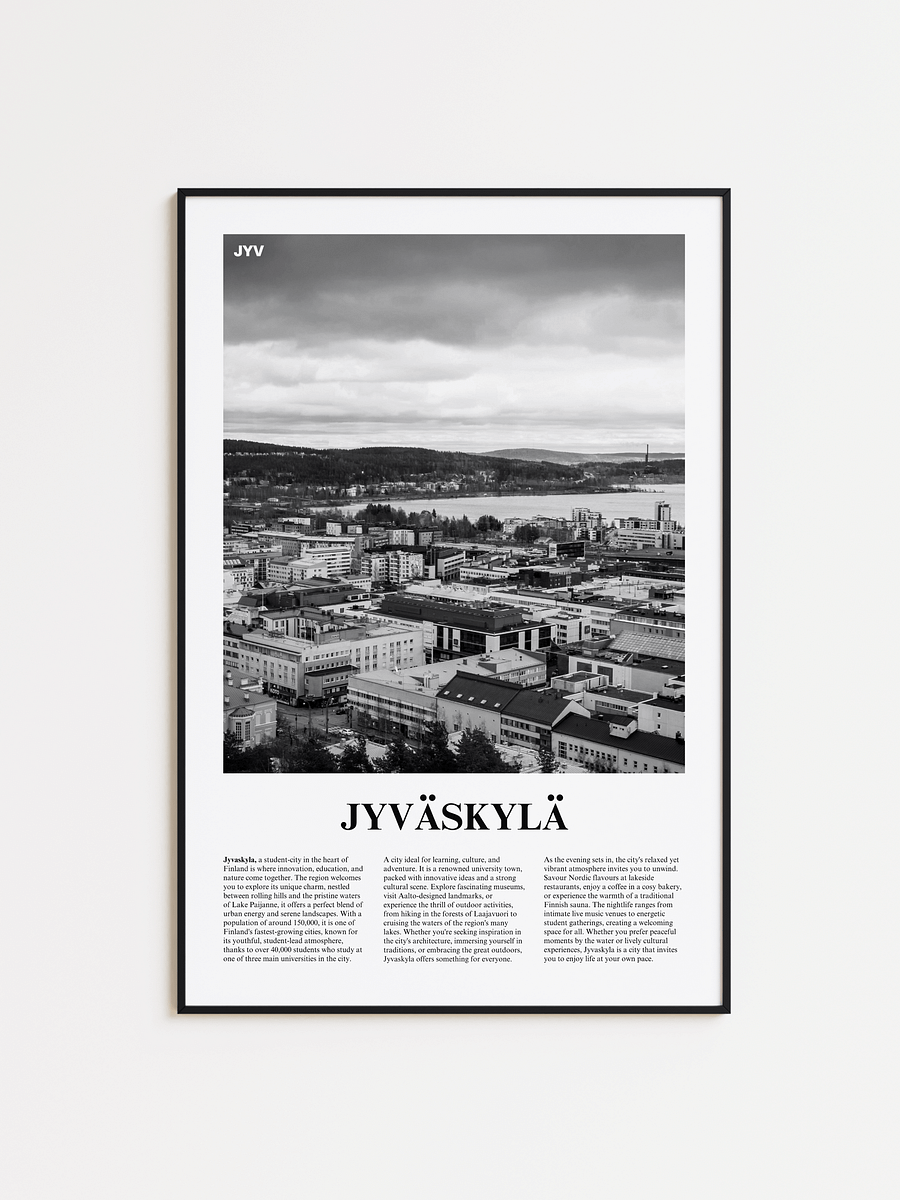 Jyvaskyla 01 Newspaper Poster product image (1)