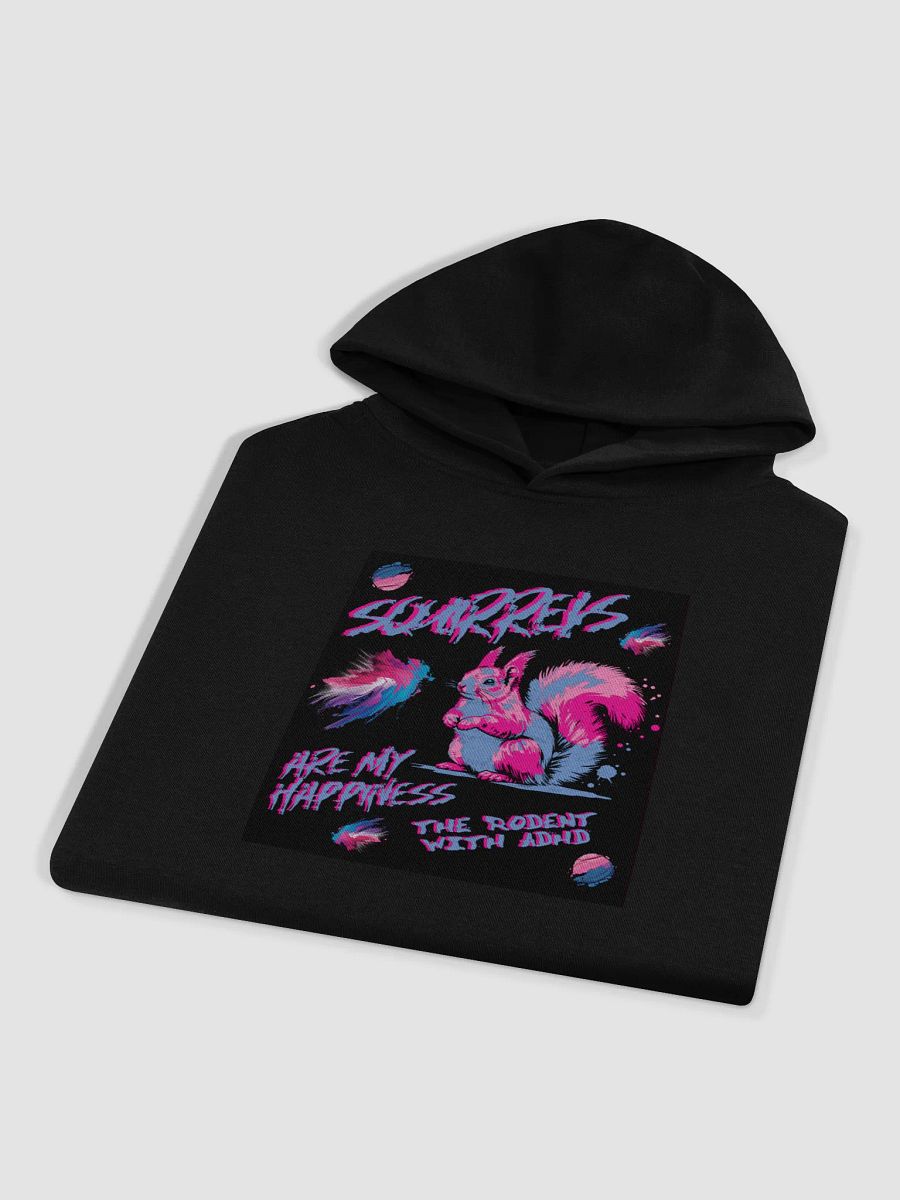 SQUIRRELS ARE MY HAPPINESS, Vibrant Squirrel Graffiti Oversized Hoodie product image (4)