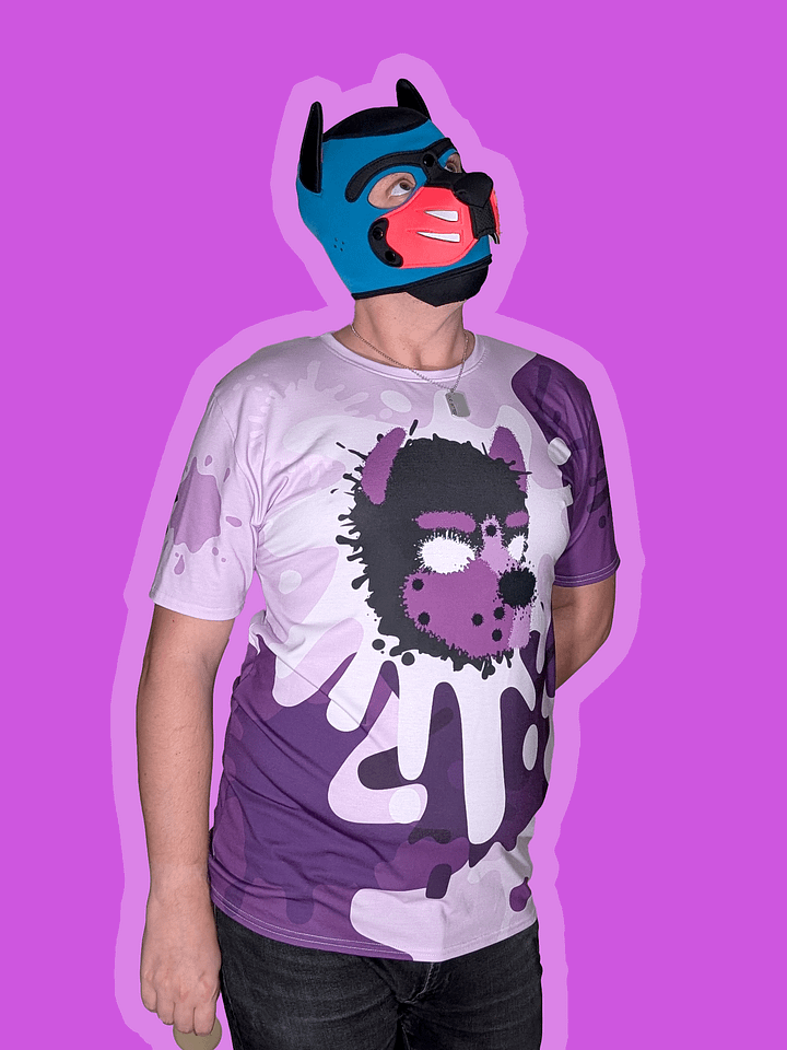 Chaos Splatter Shirt - Purple product image (2)