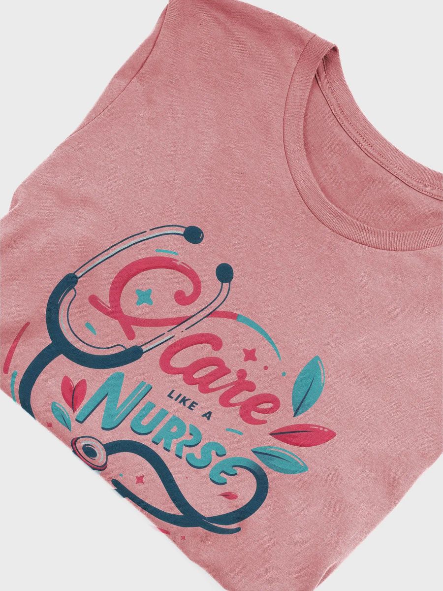 Nurse's Care Stethoscope Tee product image (48)