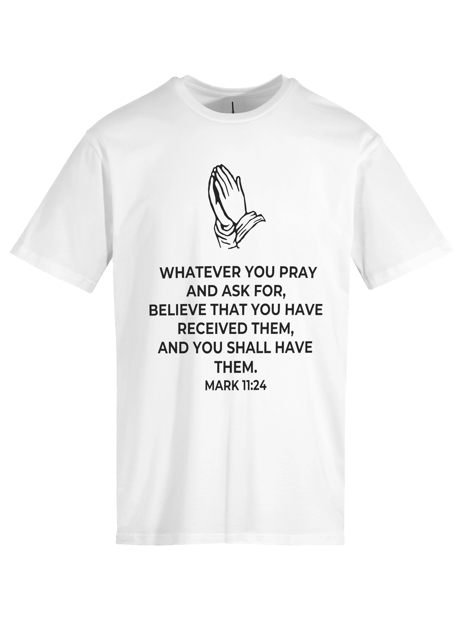 Mark 11:24 Unisex Tee [Dark] product image (5)
