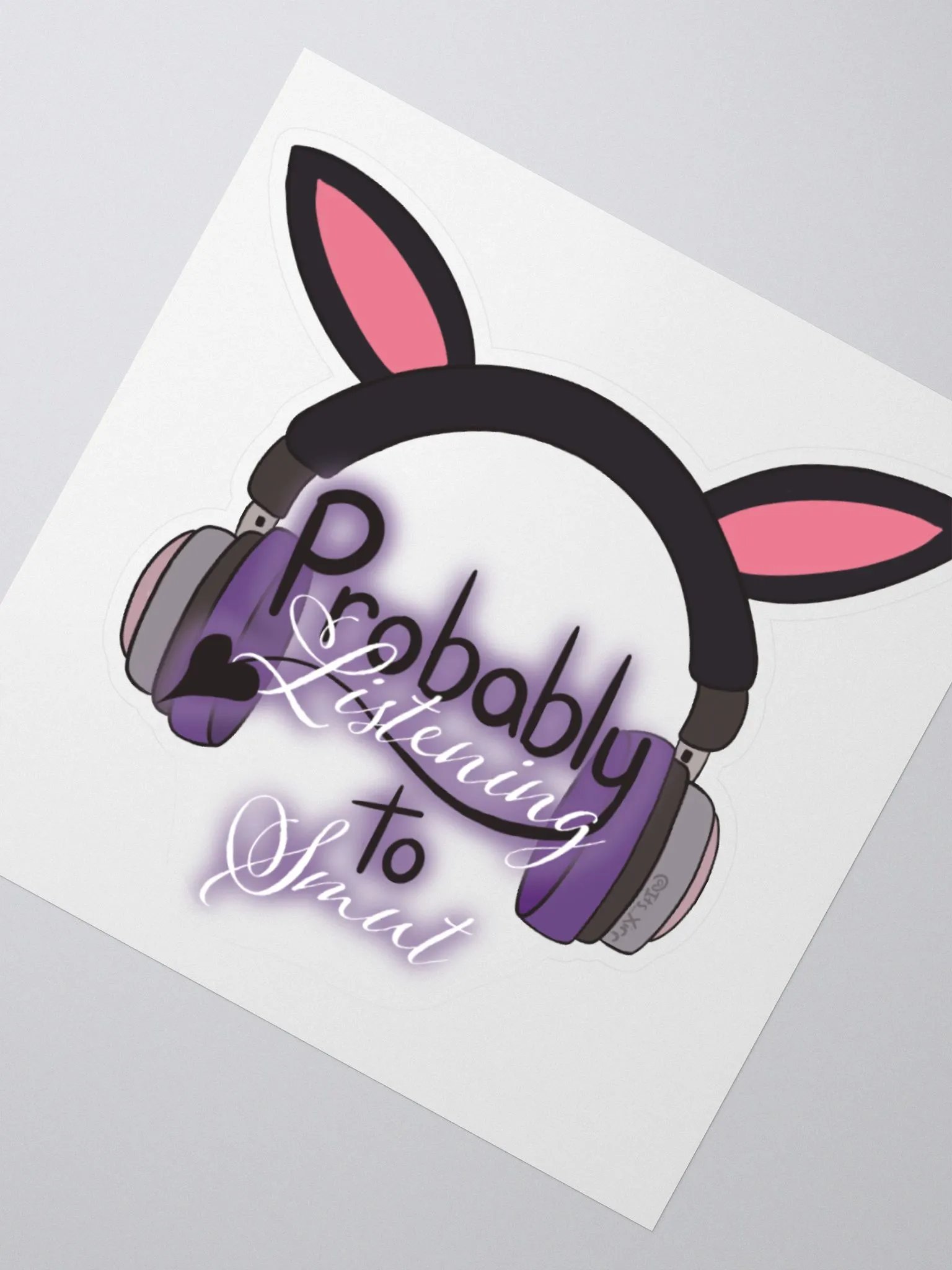 #Booktok - Probably Listening to Smut Sticker product image (4)