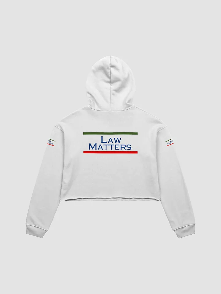 Bella+Canvas Fleece Crop Hoodie product image (2)