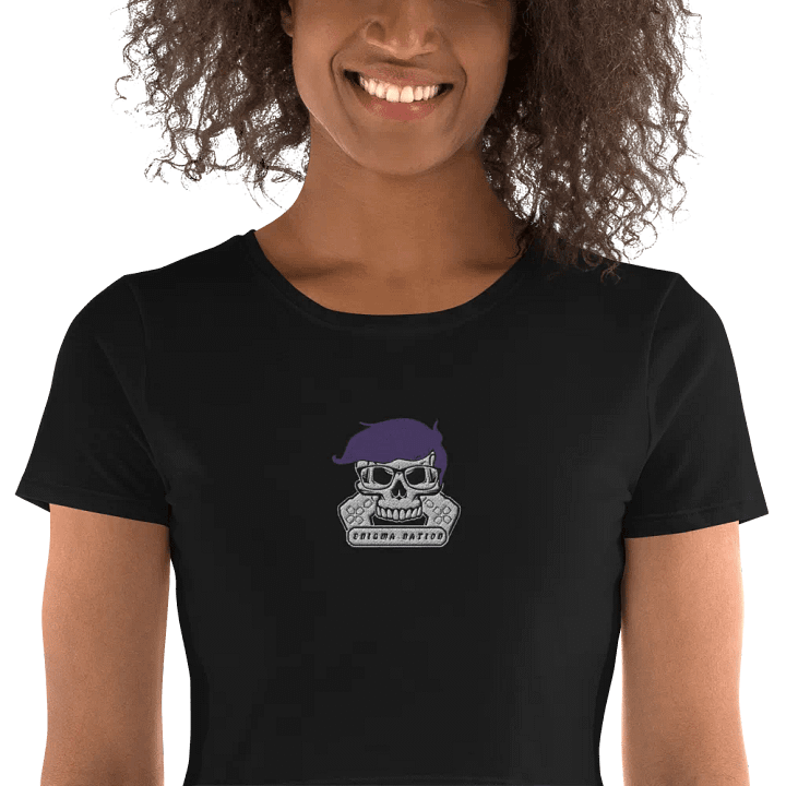 Enigma Nation Bella+Canvas Women's Crop Tee (EMBRODERED) product image (1)