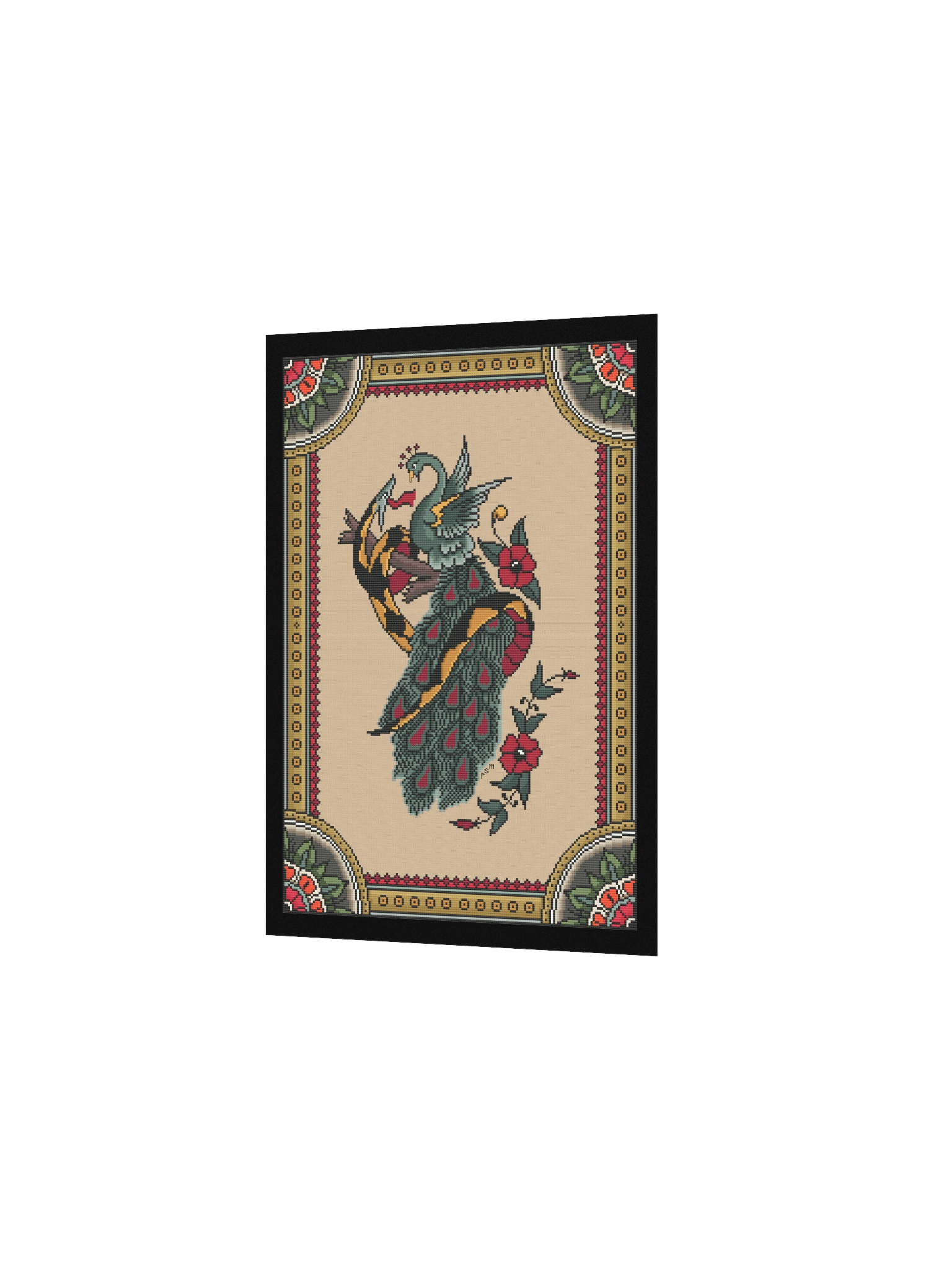 Sailor Jerry Peacock & Snake Print product image (3)