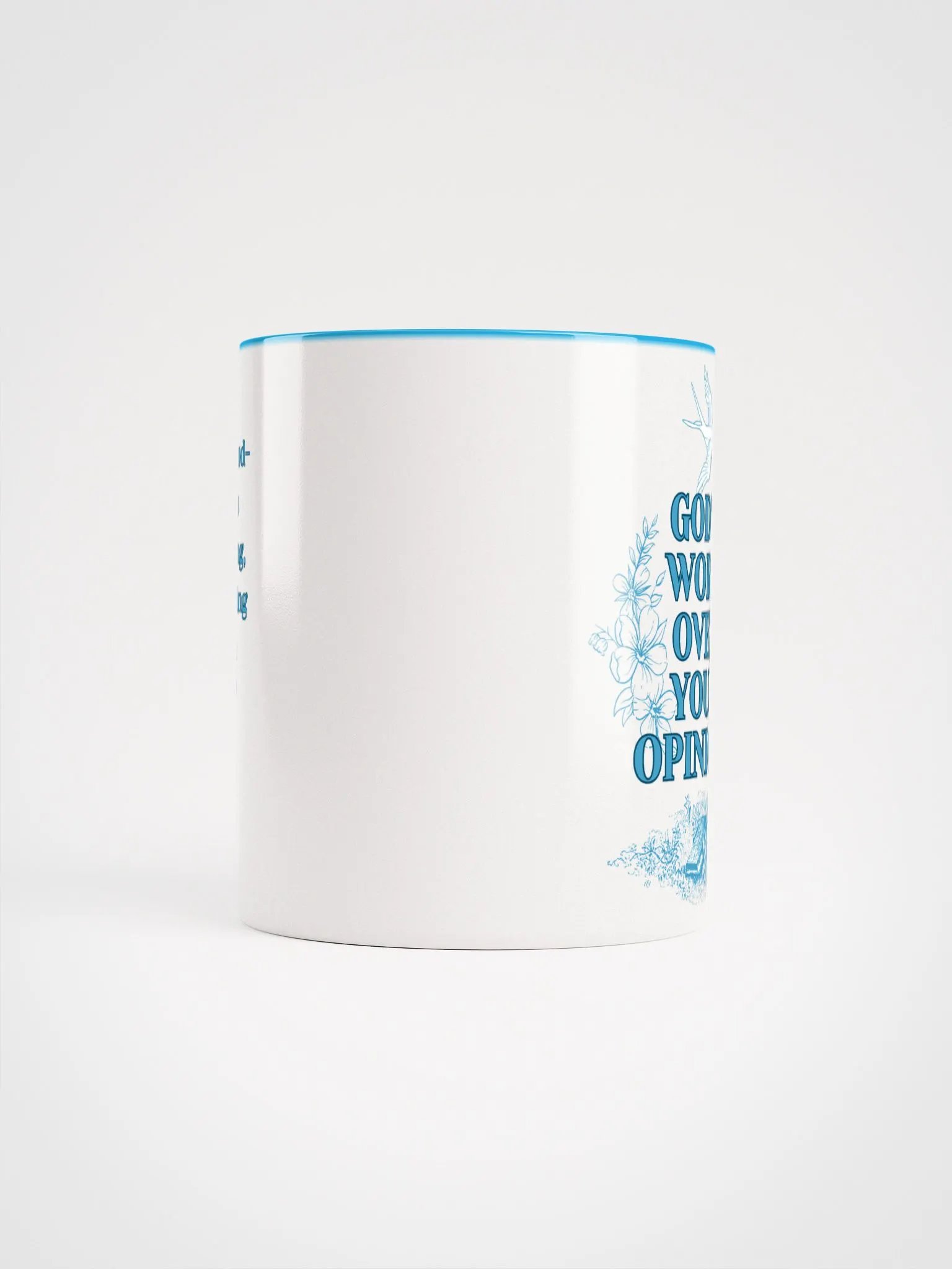 God's word over your opinion mug product image (5)