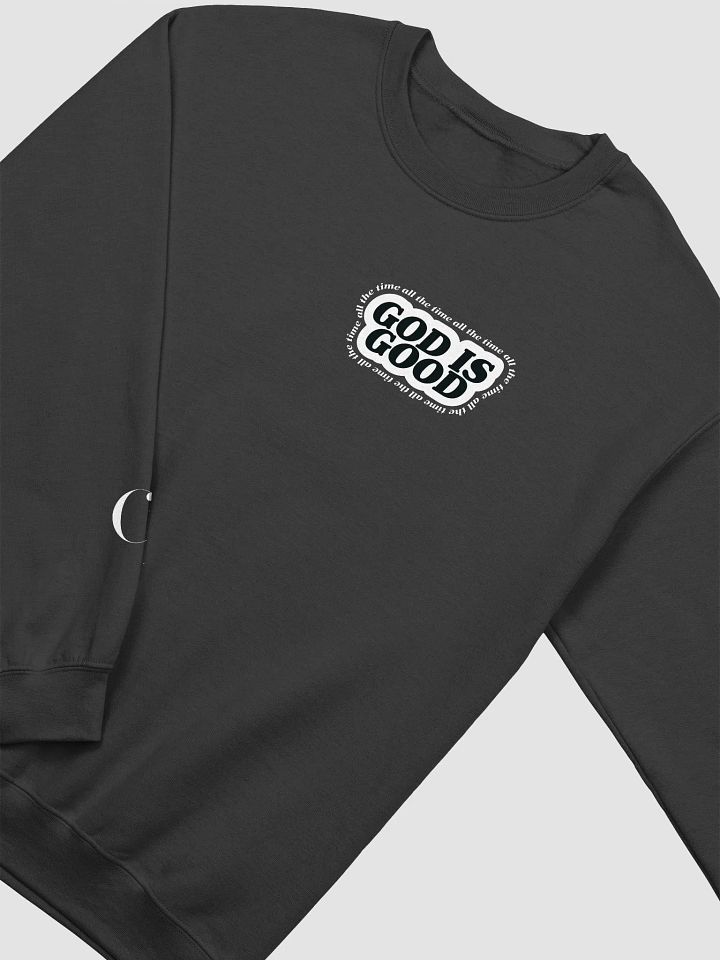BLACK God is Good Sweatshirt product image (2)