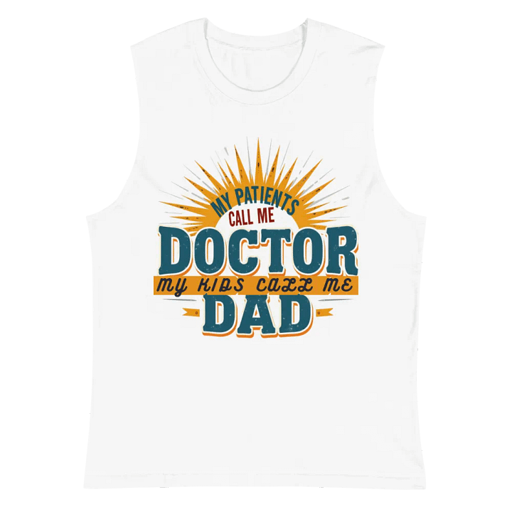 Doctor Dad Sunburst Muscle Tank product image (6)