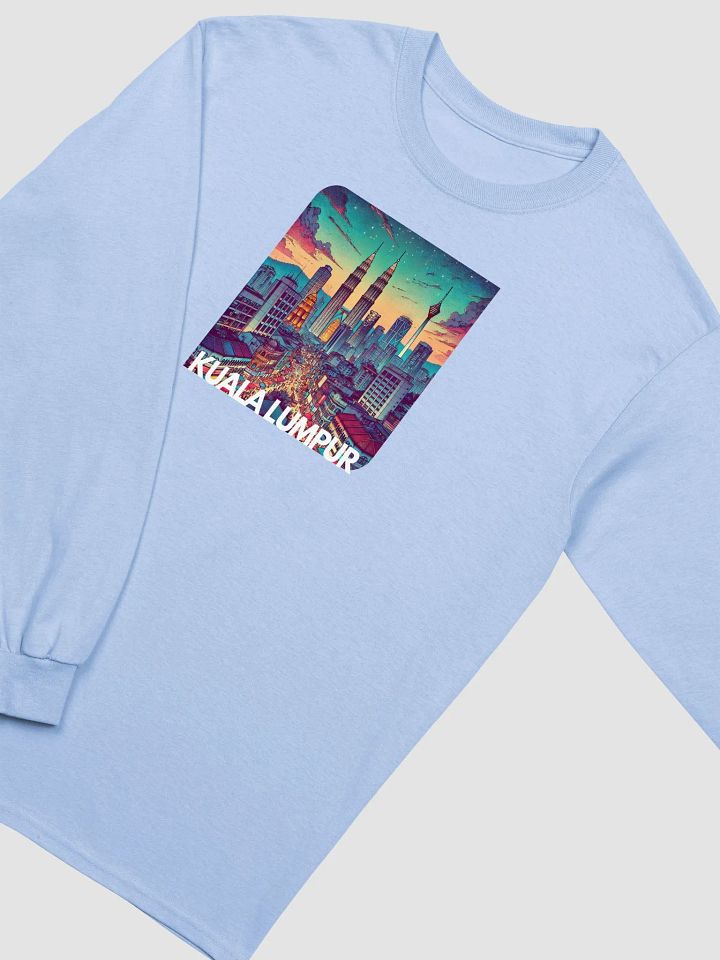 Gildan Ultra Cotton Long Sleeve T-Shirt | AI Kuala Lumpur city product image (1)