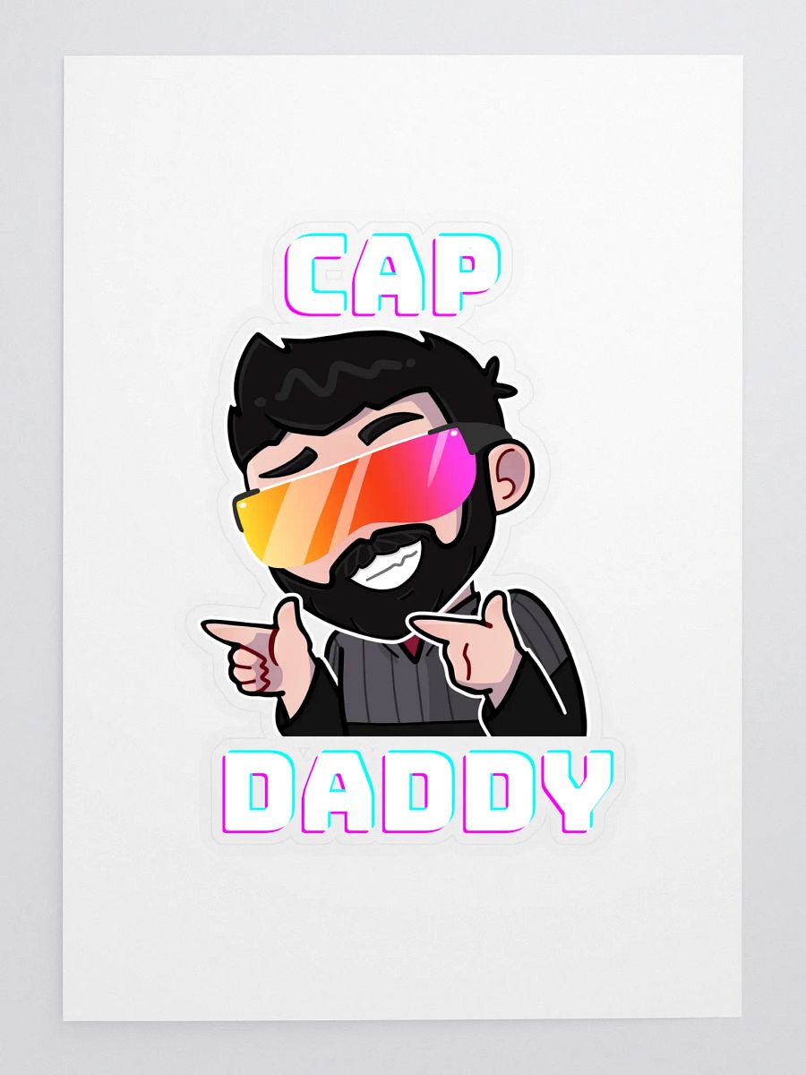 Playful Cap Daddy Sticker Sheet product image (3)