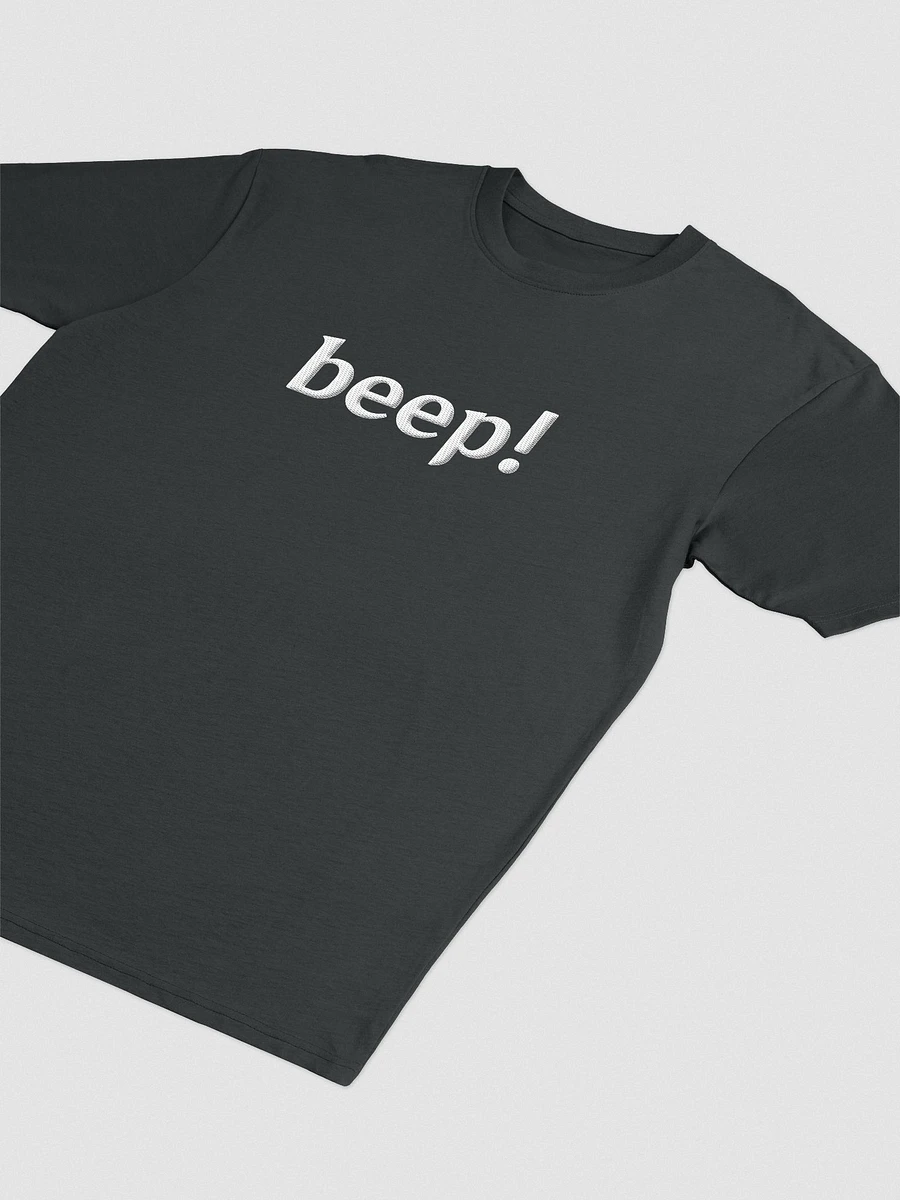 Beep Shirt (Embroidered, Black) product image (4)