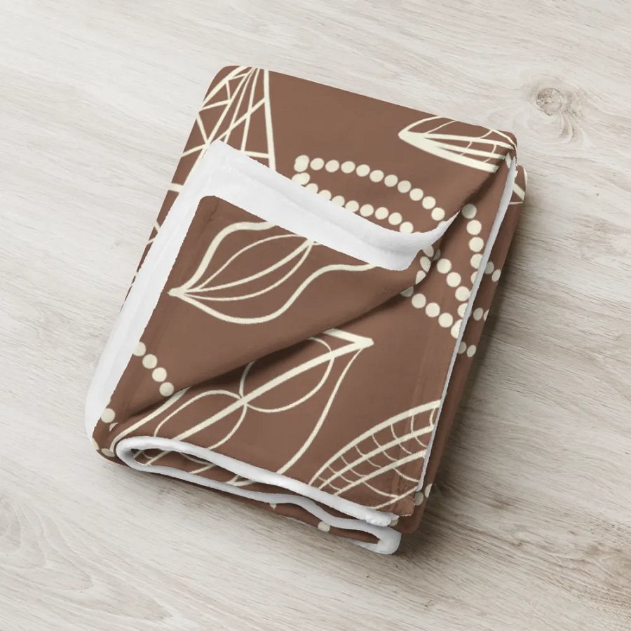 El Yunque Brew Bliss: Abstract Coffee Bean Earthy Pattern product image (18)